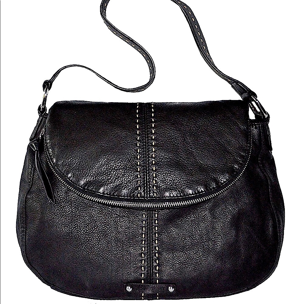 B.Makowsky Leather Shoulder Bag